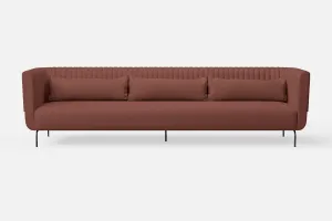 Jackson 4 Seater Sofa Mauve Leather