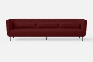 Jackson 4 Seater Sofa Red Leather