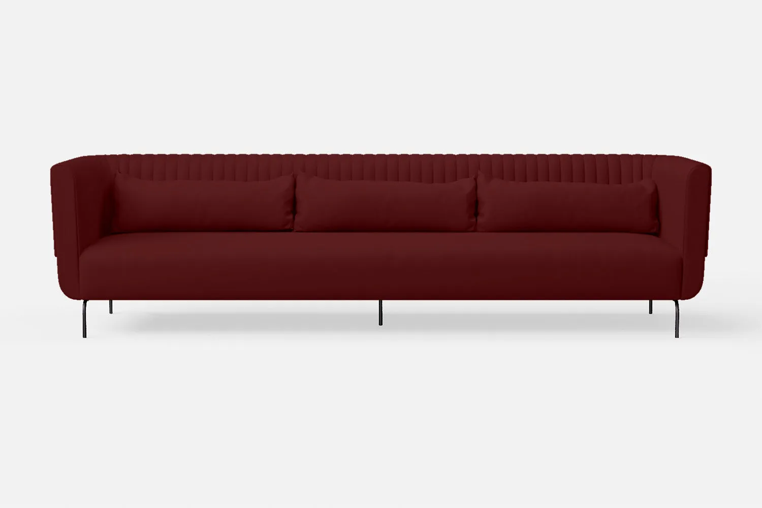 Jackson 4 Seater Sofa Red Leather