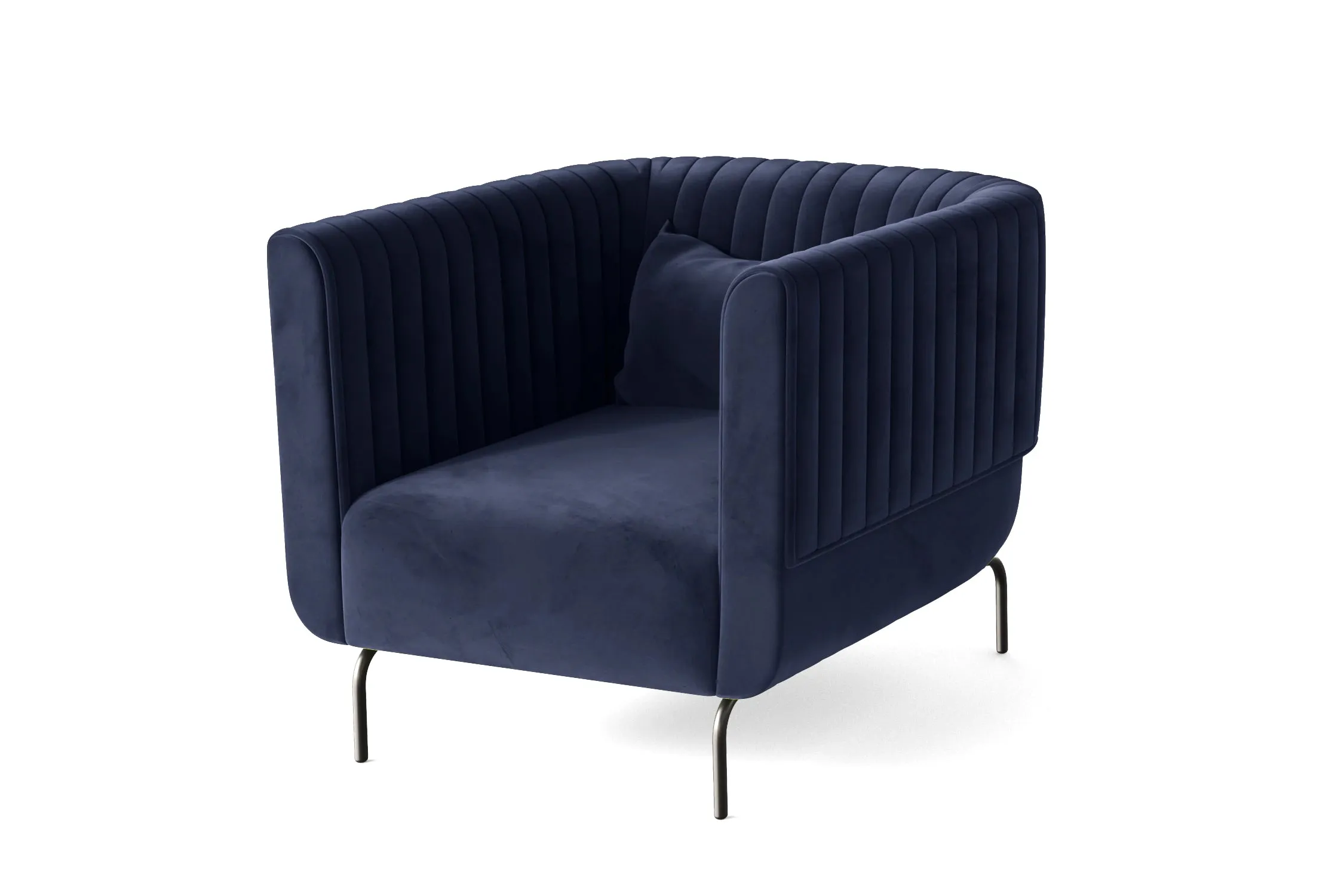 Jackson Armchair Dark Blue Velvet