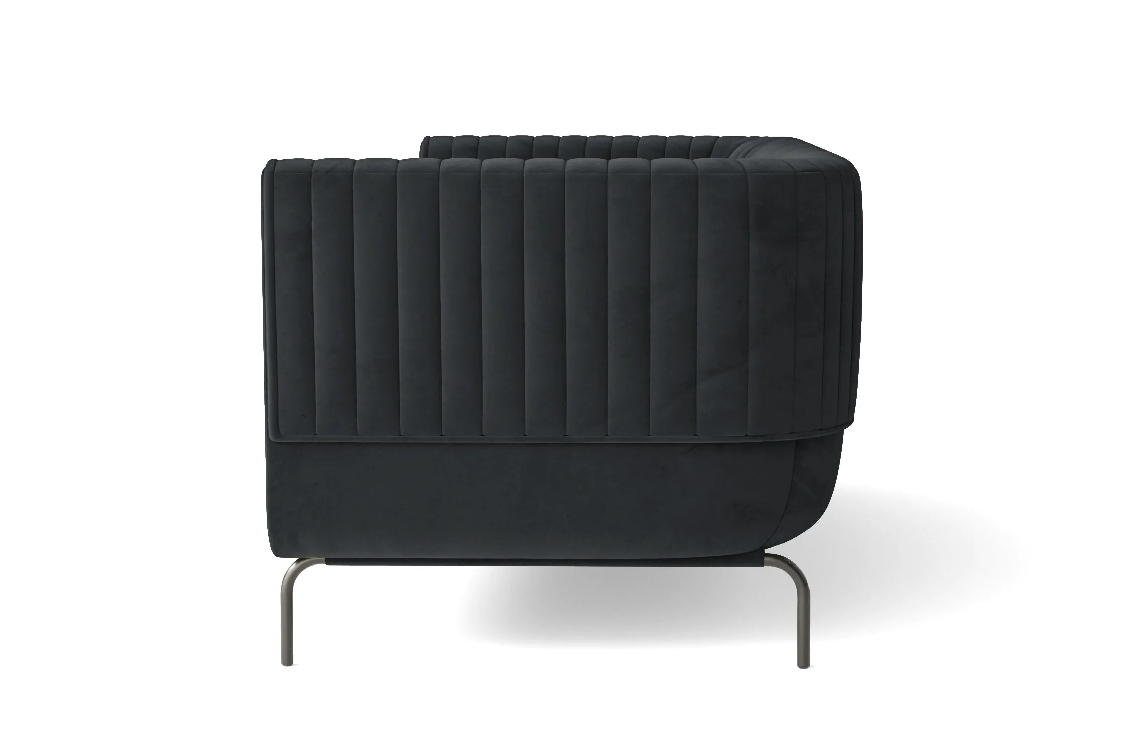 Jackson Armchair Dark Grey Velvet