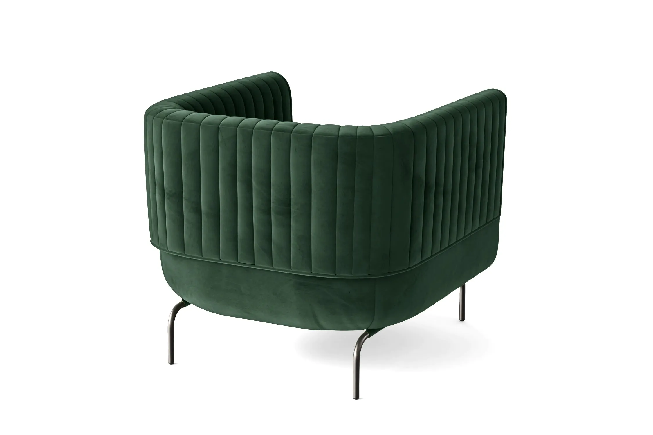 Jackson Armchair Green Velvet