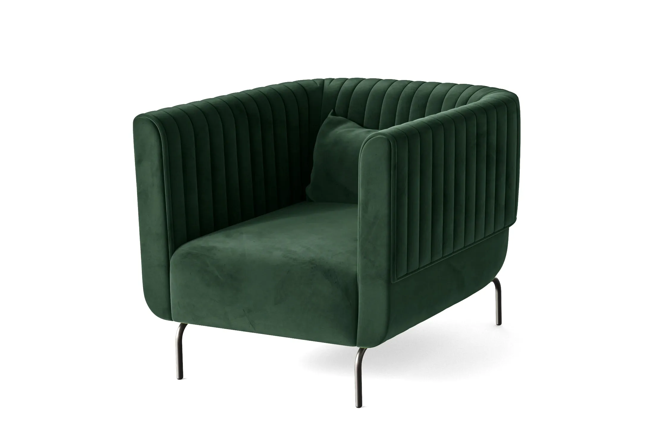 Jackson Armchair Green Velvet