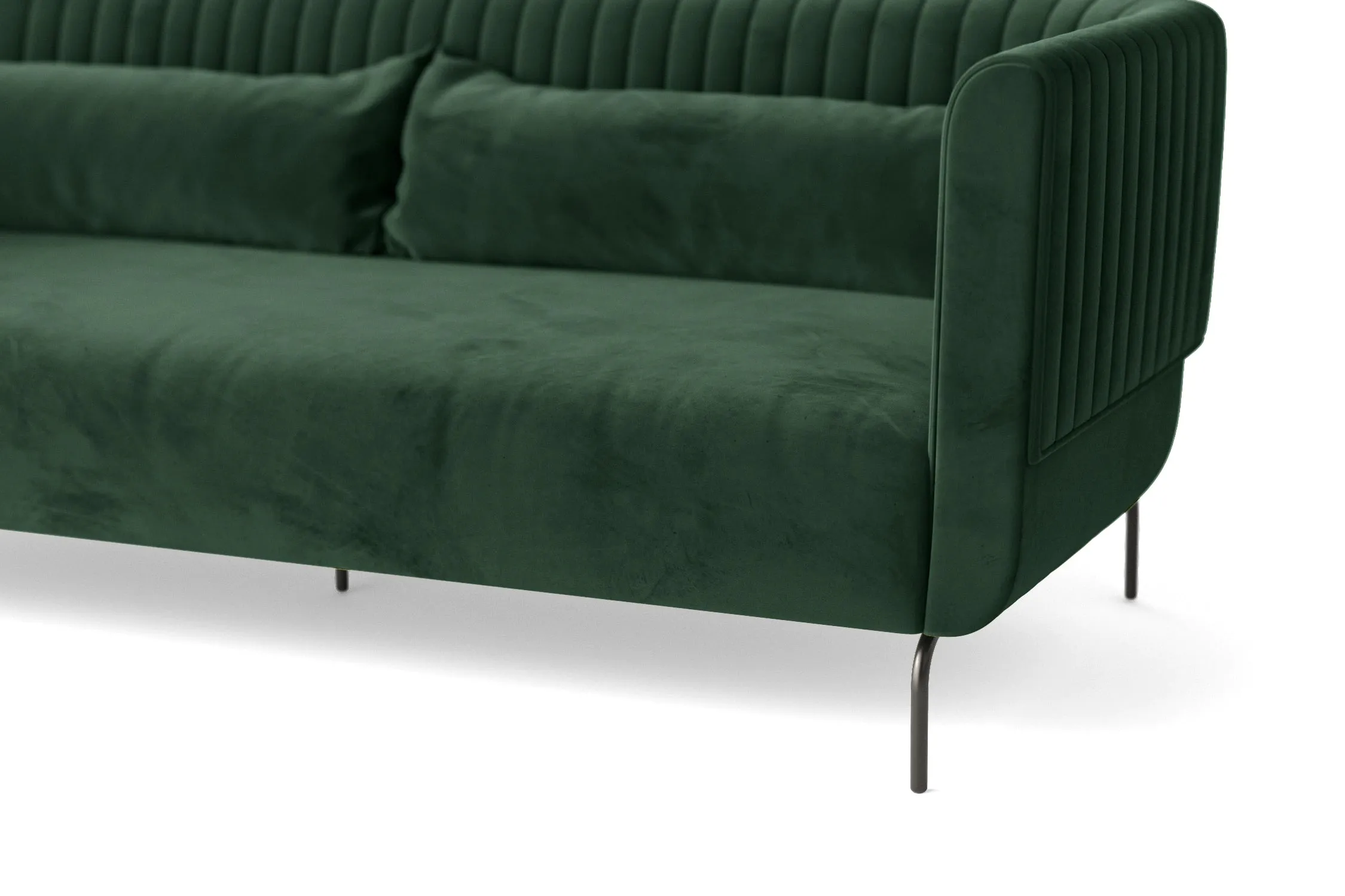 Jackson Armchair Green Velvet