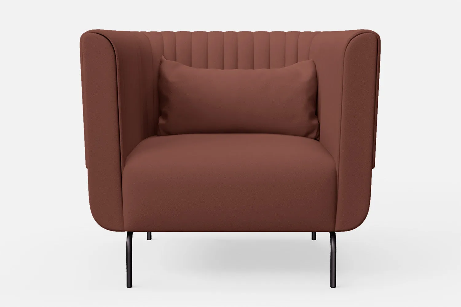 Jackson Armchair Mauve Leather