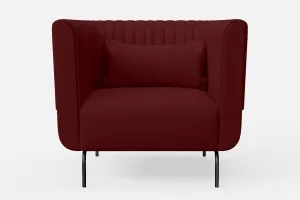 Jackson Armchair Red Leather