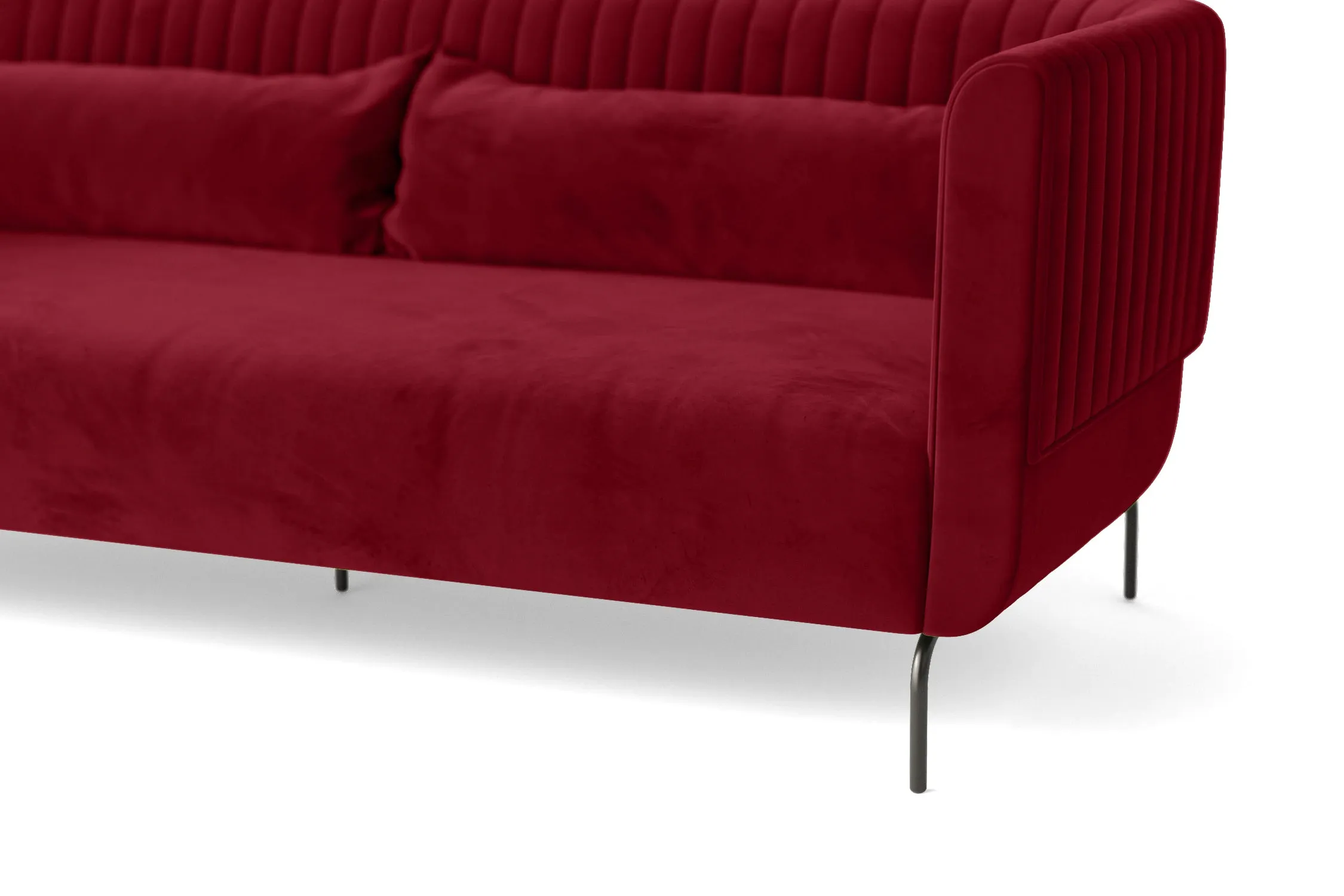 Jackson Armchair Red Velvet