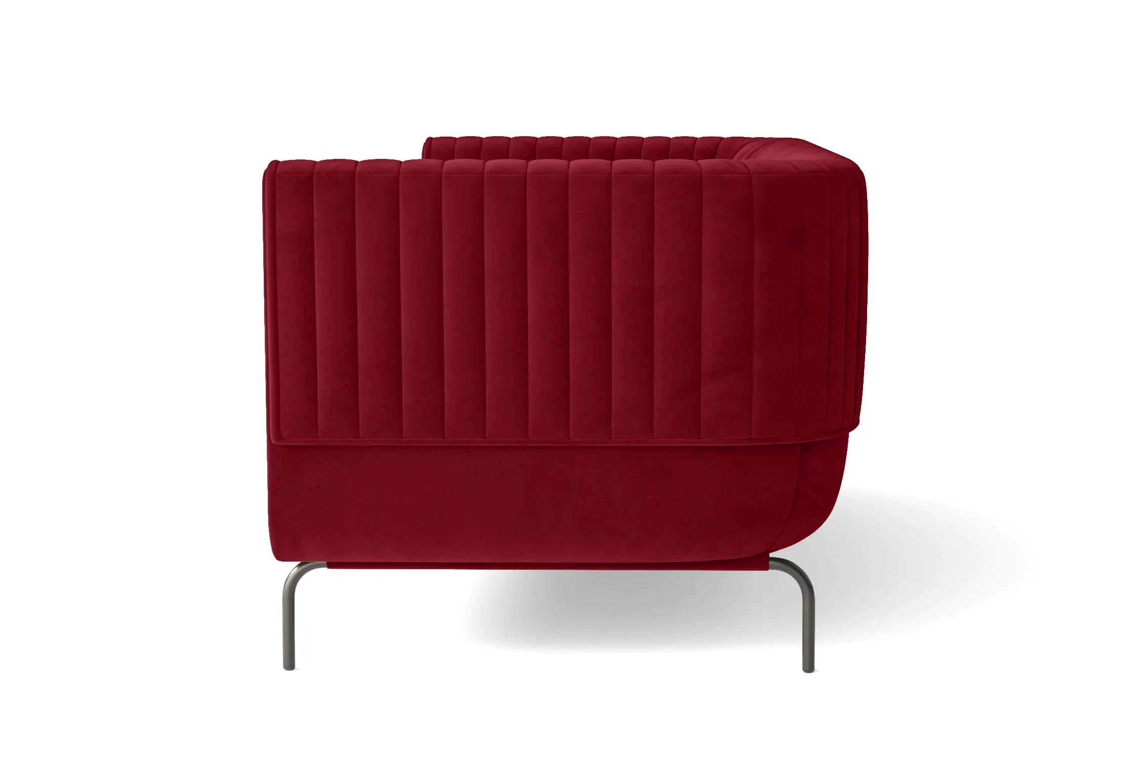 Jackson Armchair Red Velvet