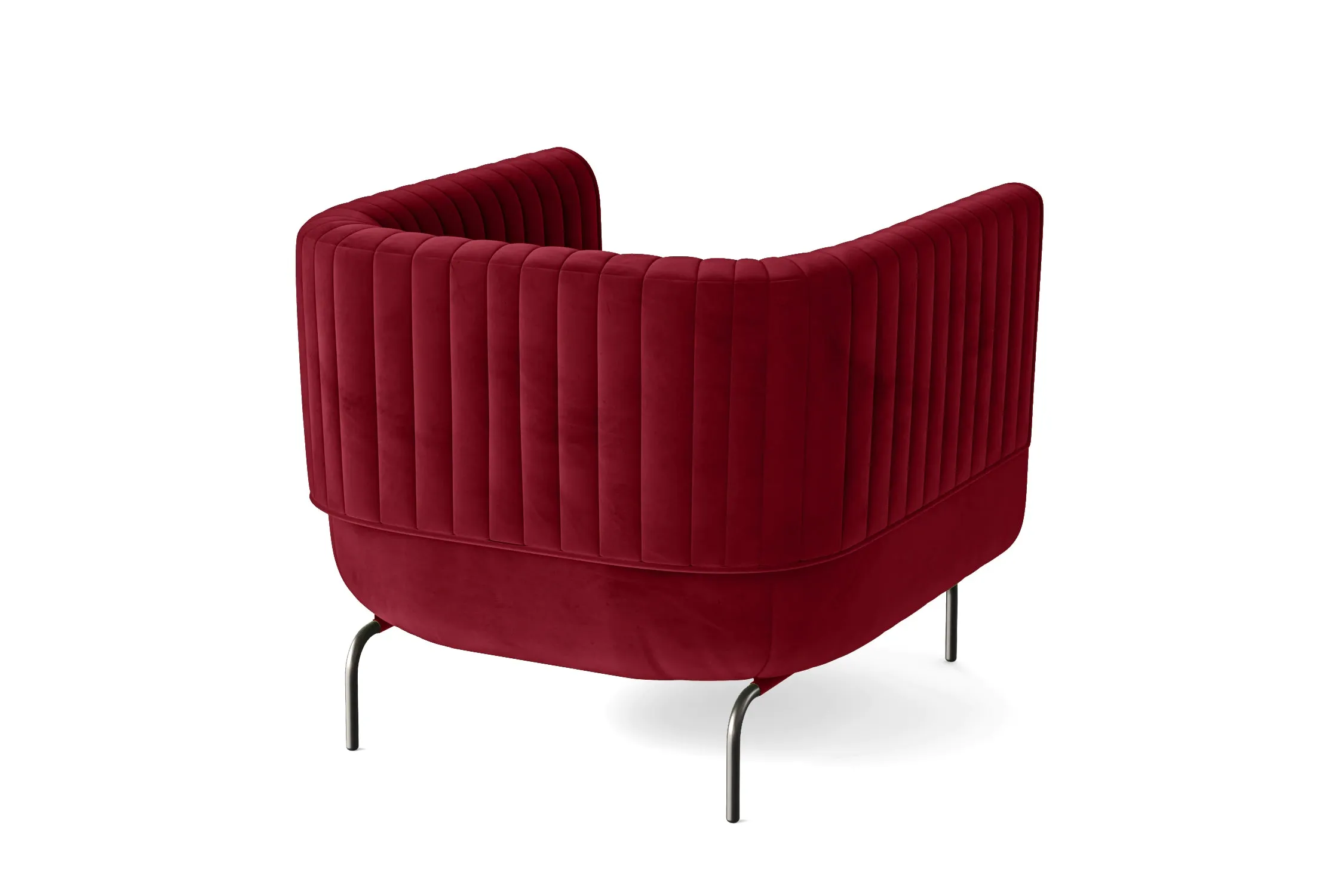 Jackson Armchair Red Velvet