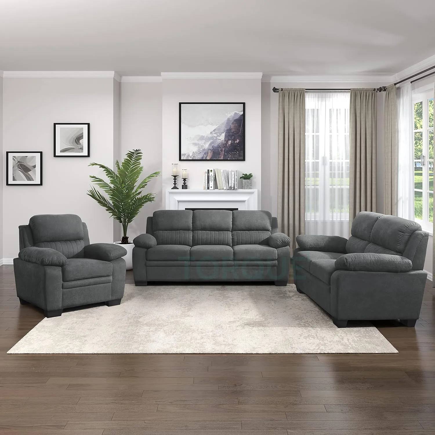 Jett  Premium Fabric Sofa Set