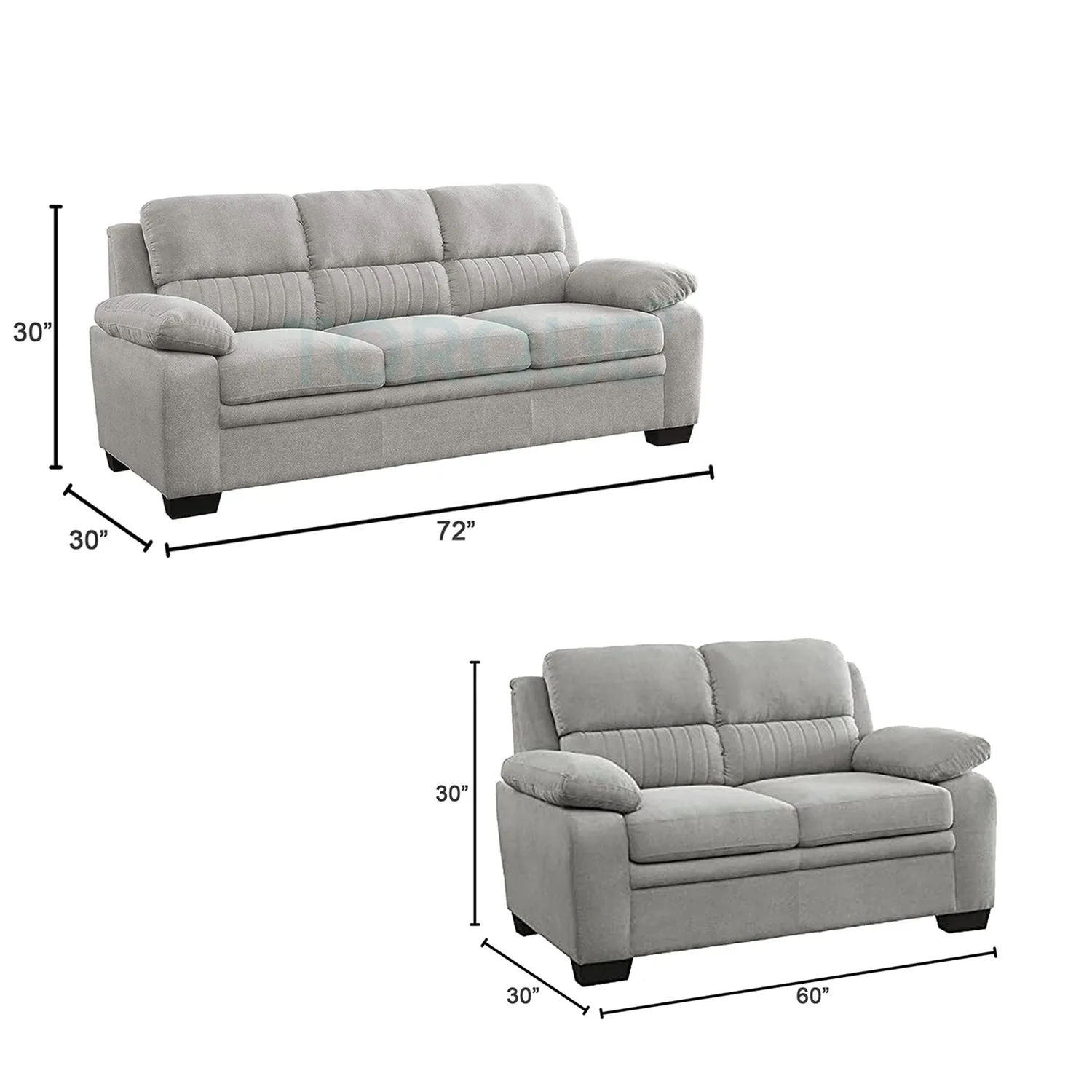 Jett  Premium Fabric Sofa Set