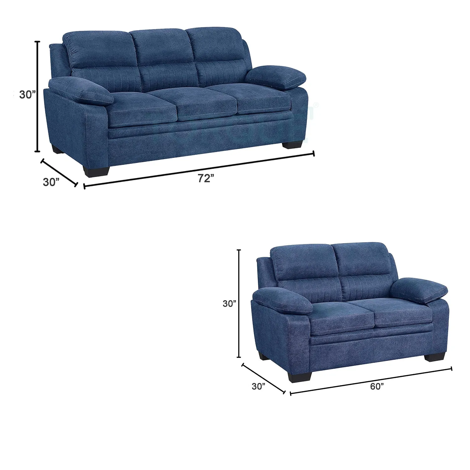 Jett  Premium Fabric Sofa Set