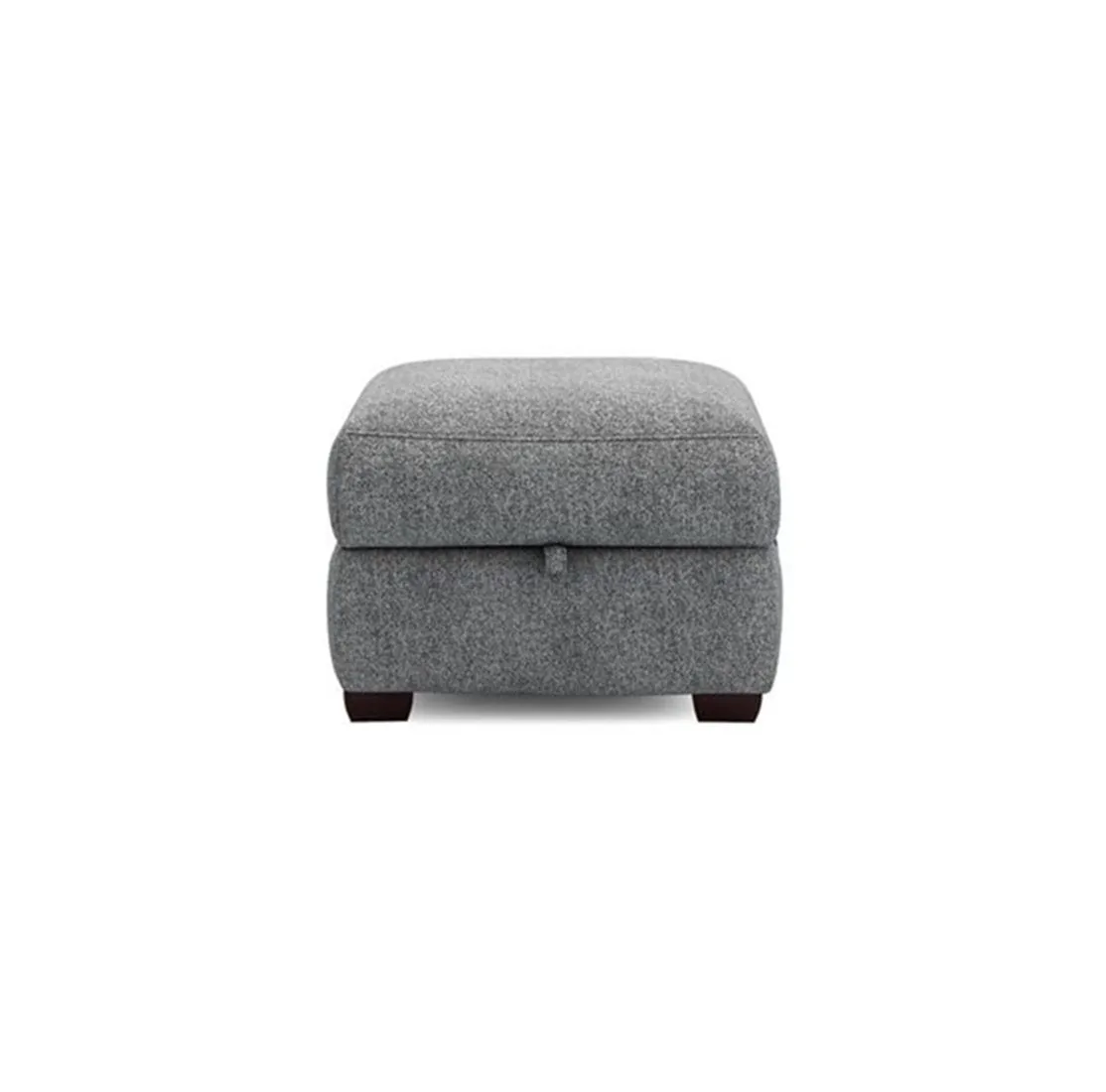 Lancer Square Shape Fabric Ottoman Pouffe Puffy for Foot Rest Home Furniture