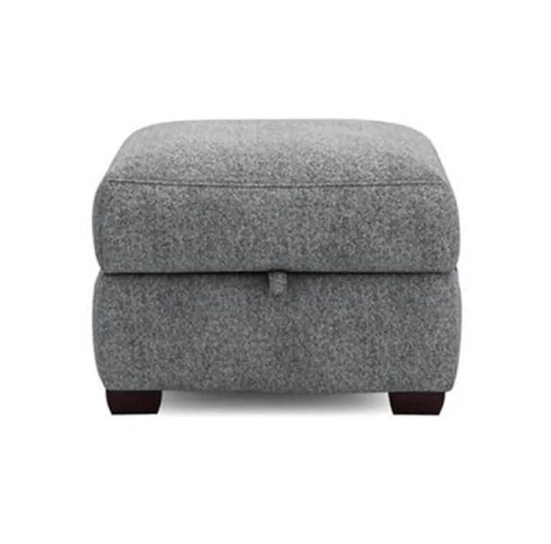 Lancer Square Shape Fabric Ottoman Pouffe Puffy for Foot Rest Home Furniture