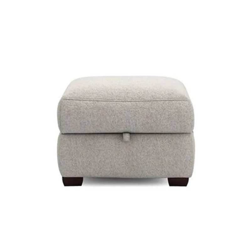 Lancer Square Shape Fabric Ottoman Pouffe Puffy for Foot Rest Home Furniture