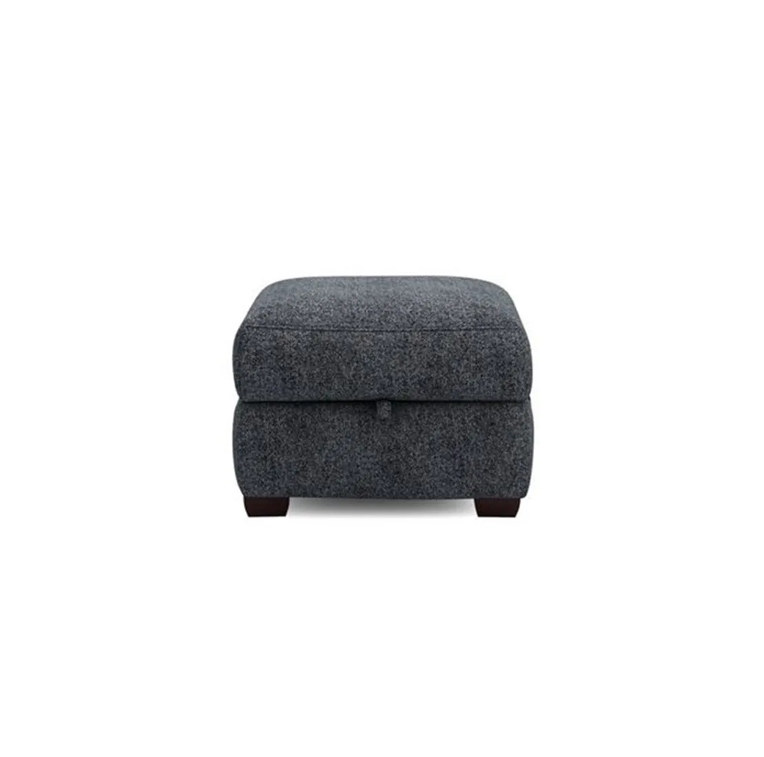 Lancer Square Shape Fabric Ottoman Pouffe Puffy for Foot Rest Home Furniture