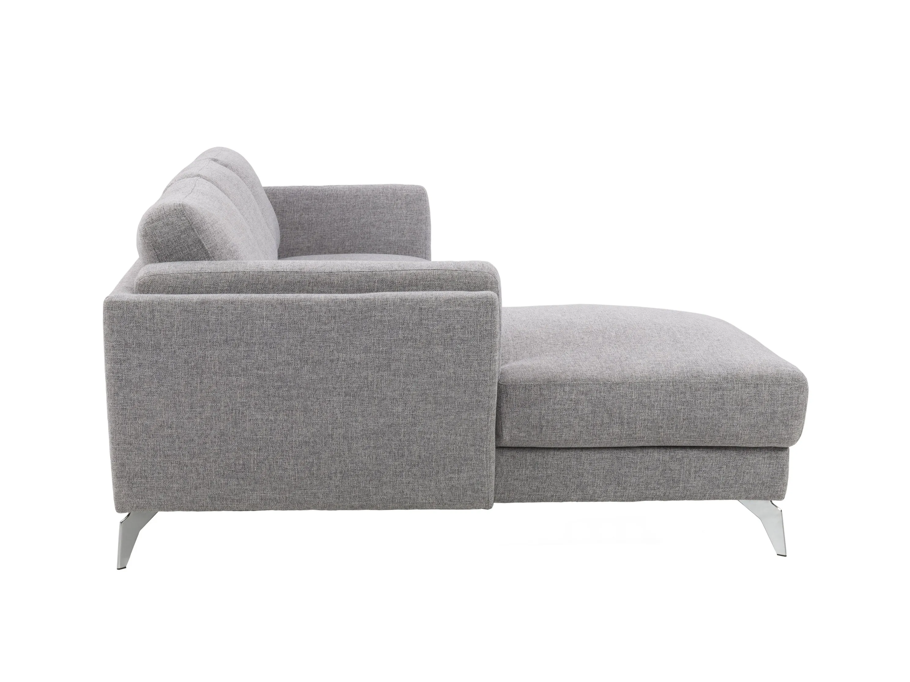 Light Grey L Shaped Left Facing Sofa