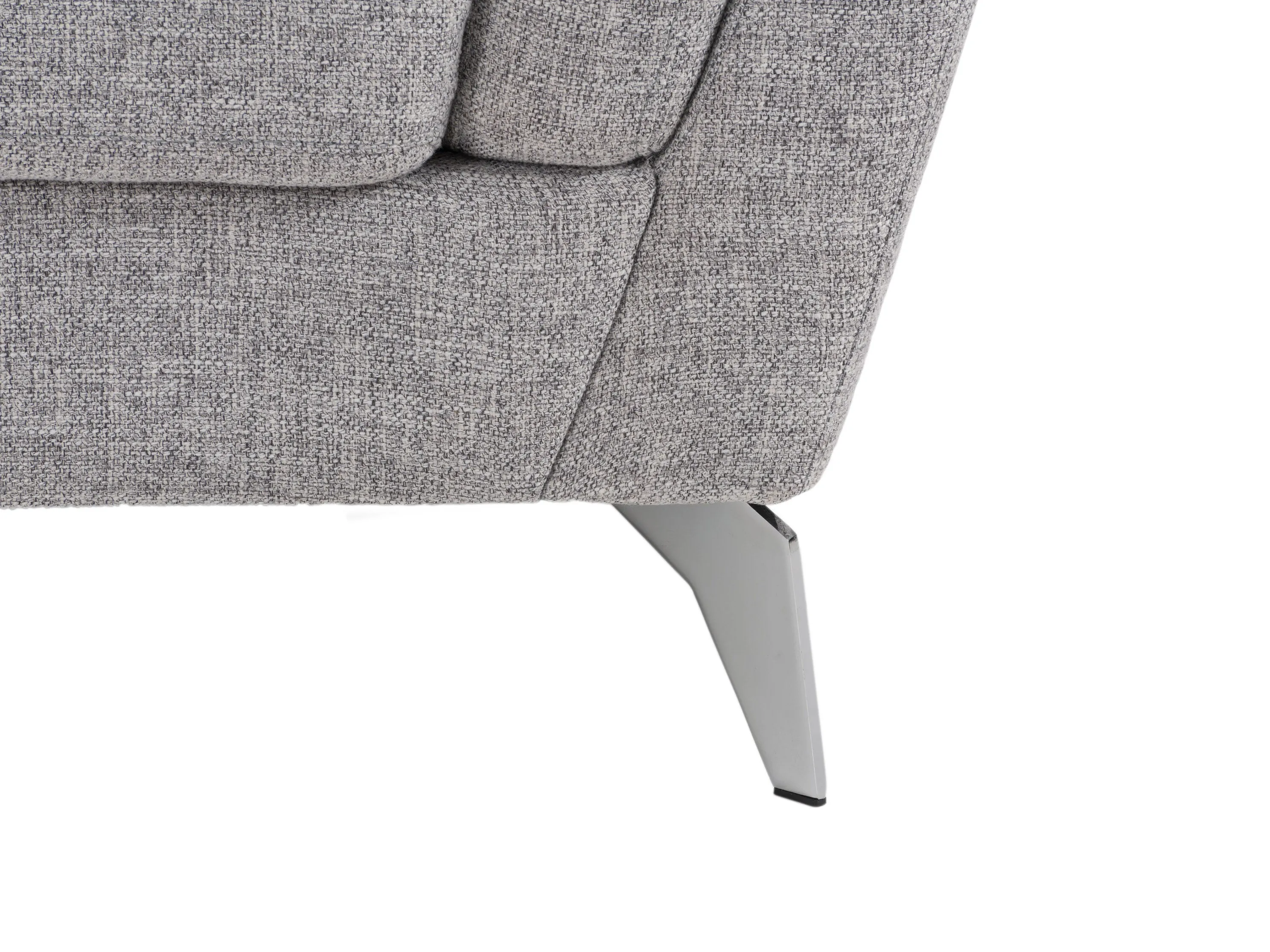 Light Grey L Shaped Left Facing Sofa