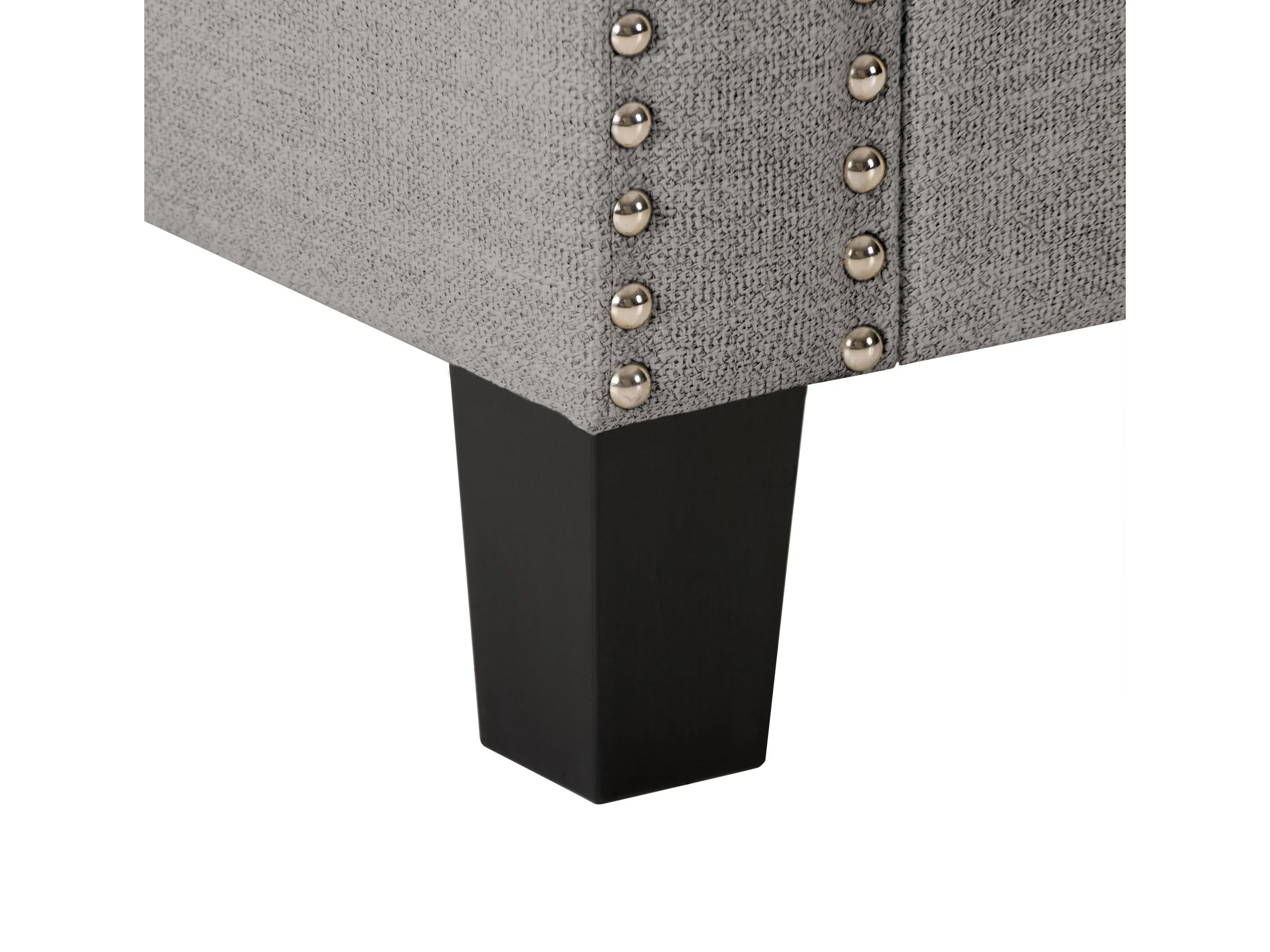 Light Grey Storage Ottoman