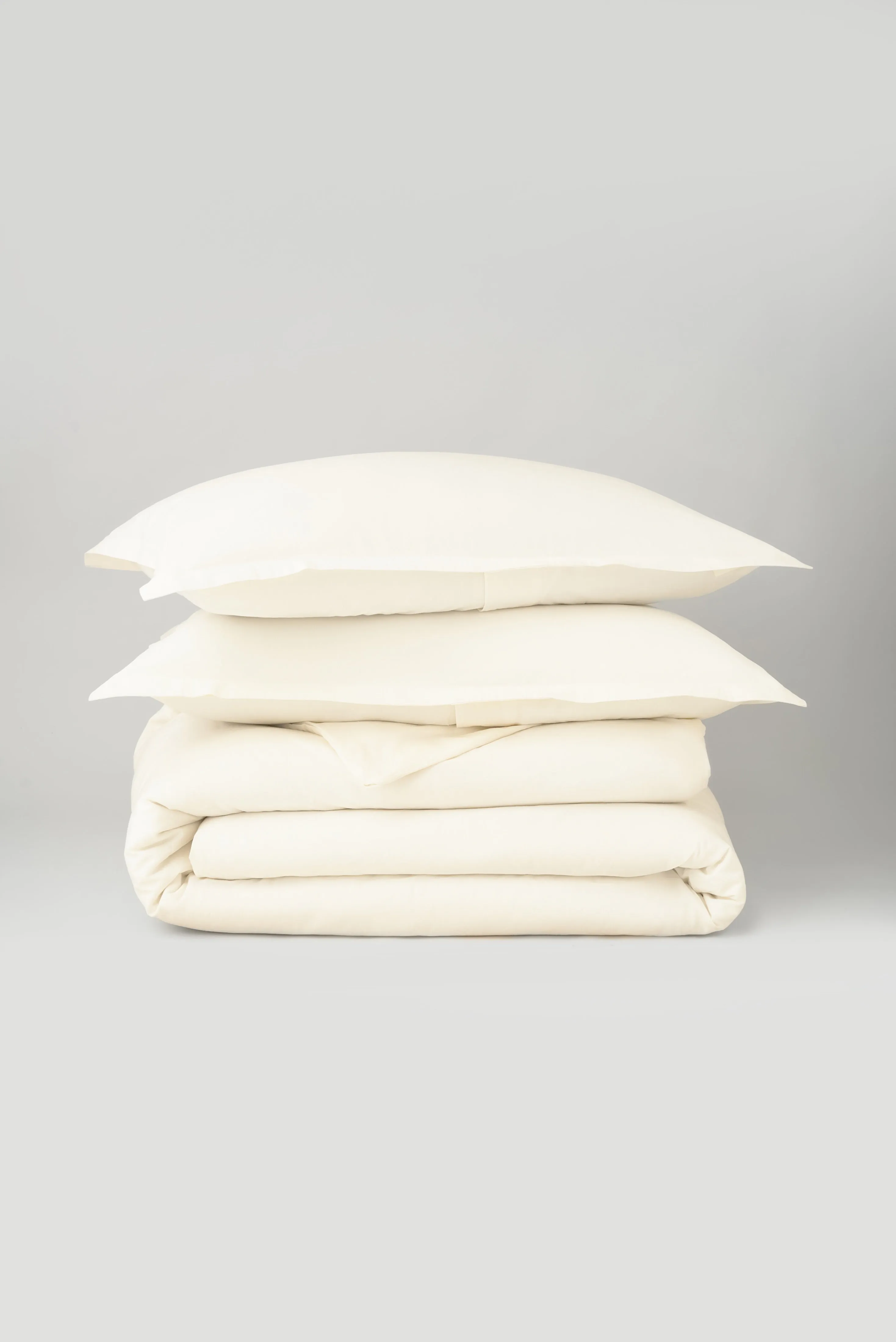 Linen Duvet Cover and Pillow Sham Set in Natural