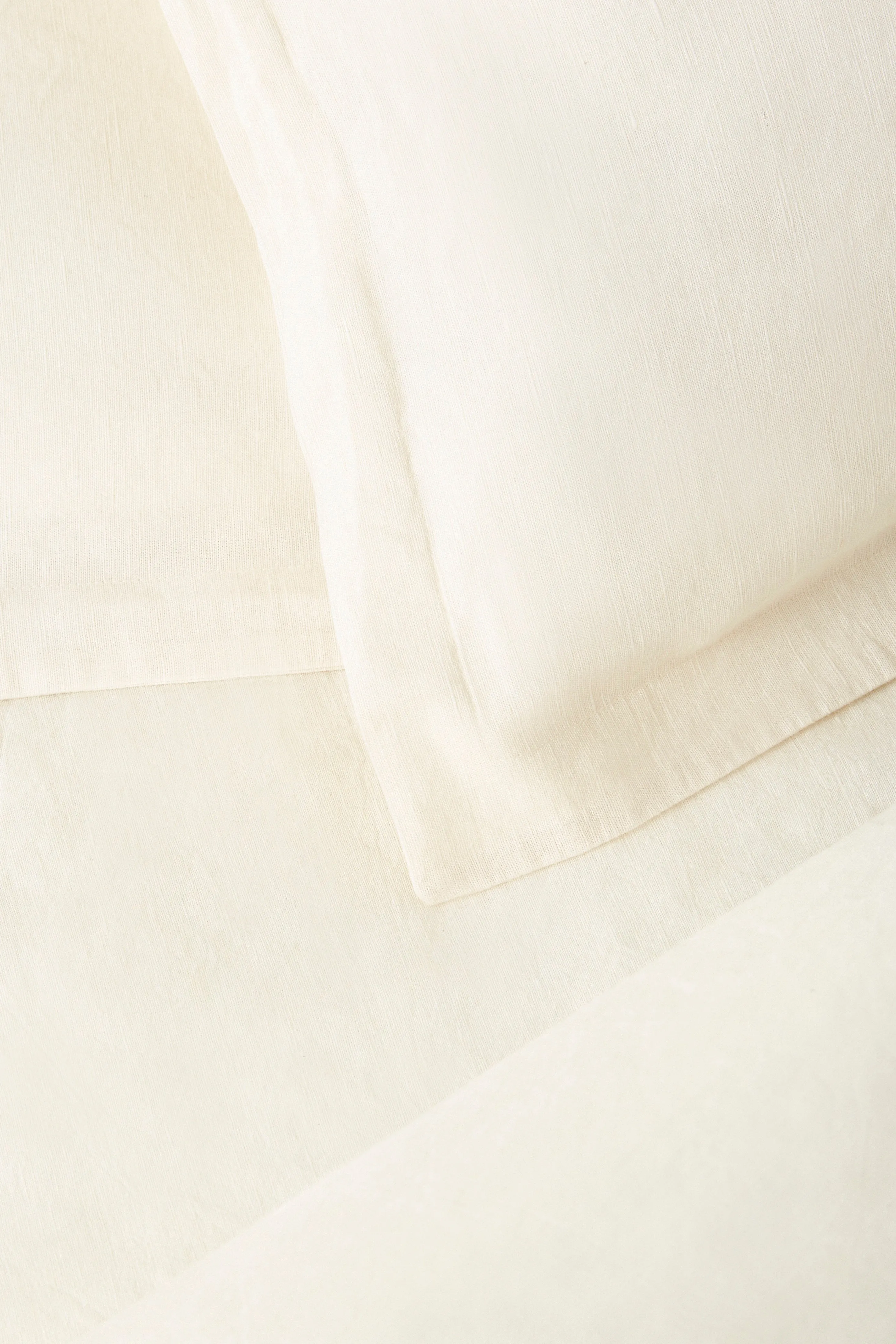 Linen Duvet Cover and Pillow Sham Set in Natural