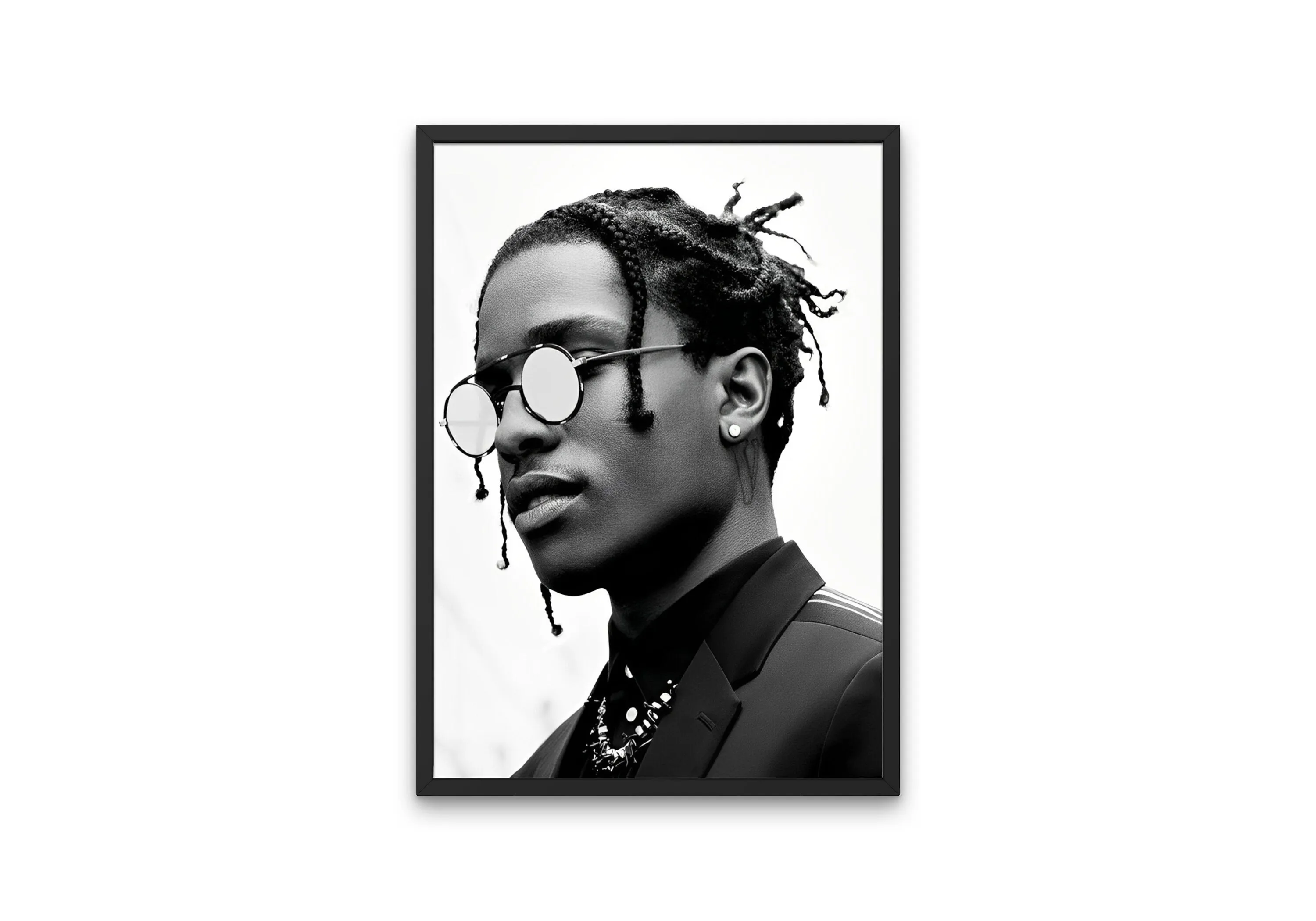 Luxury Fashion Asap Rocky Poster PRINTABLE WALL ART, Designer Wall Art, Printable Luxury Fashion Wall Art, Hypebeast Poster, Black & White Décor