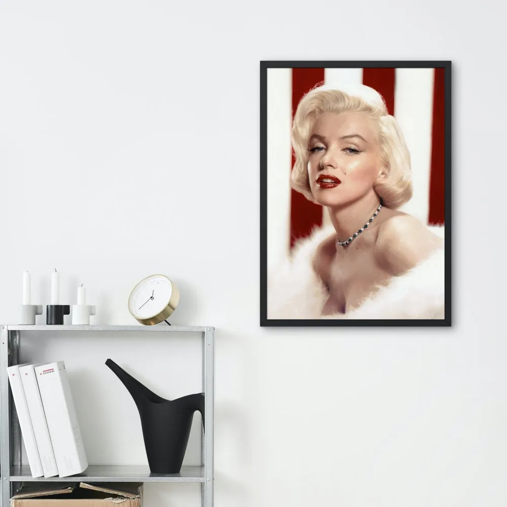 Marilyn Monroe Glam Poster PRINTABLE WALL ART, Marilyn Monroe Photo, Pop Culture Poster, Old Hollywood, Glam Wall Decor, Fashion Poster