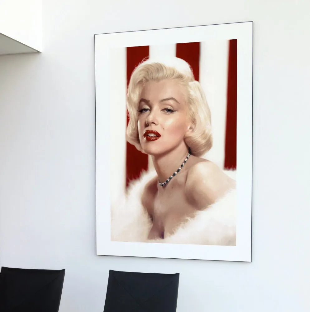 Marilyn Monroe Glam Poster PRINTABLE WALL ART, Marilyn Monroe Photo, Pop Culture Poster, Old Hollywood, Glam Wall Decor, Fashion Poster