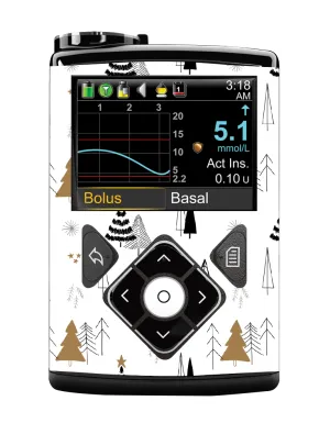 Medtronic 640/670/780G Pump Sticker (Winter Wonderland)