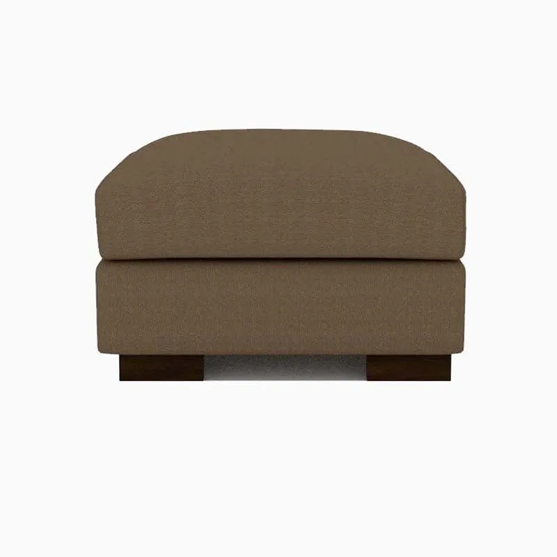 Mendoza Square Shape Fabric Ottoman Pouffes