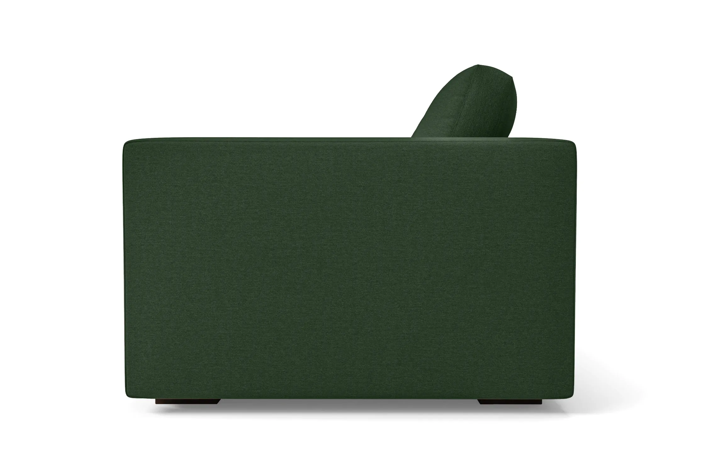 Messina 2 Seater Sofa Forest Green Linen Fabric