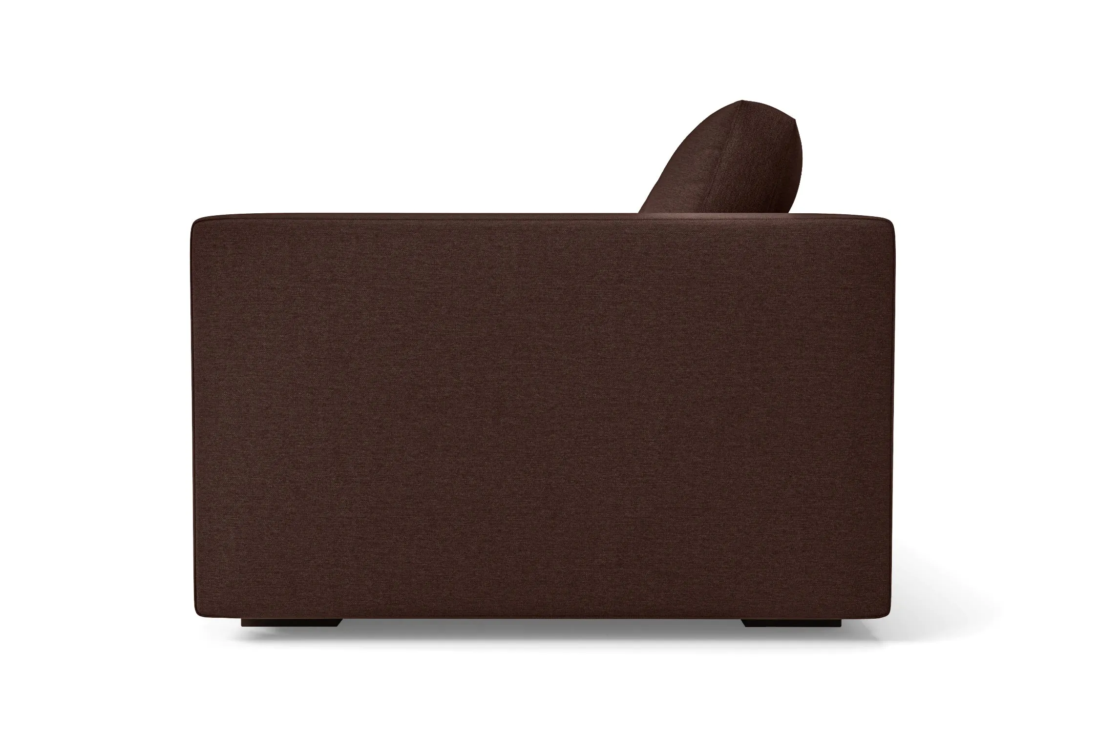 Messina 3 Seater Sofa Coffee Brown Linen Fabric