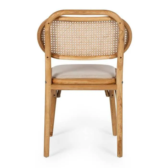 Mina Dining Chair - Rattan