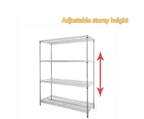 Modular Wire Storage Shelf 1500 x 450 x 1800mm Steel Shelving