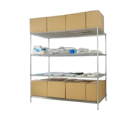 Modular Wire Storage Shelf 1500 x 450 x 1800mm Steel Shelving