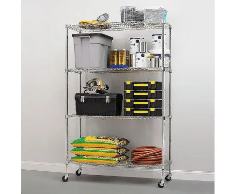 Modular Wire Storage Shelf 900 x 450 x 1800mm Steel Shelving