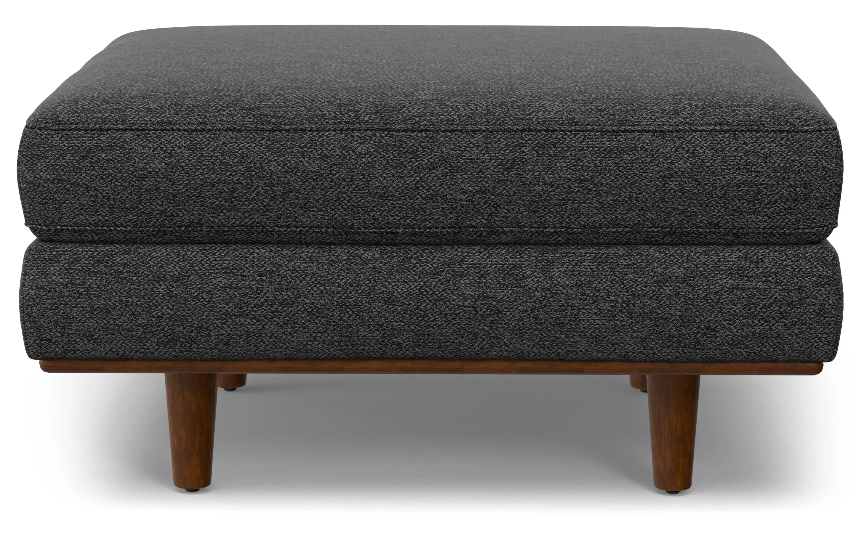 Morrison Ottoman in Woven-Blend Fabric