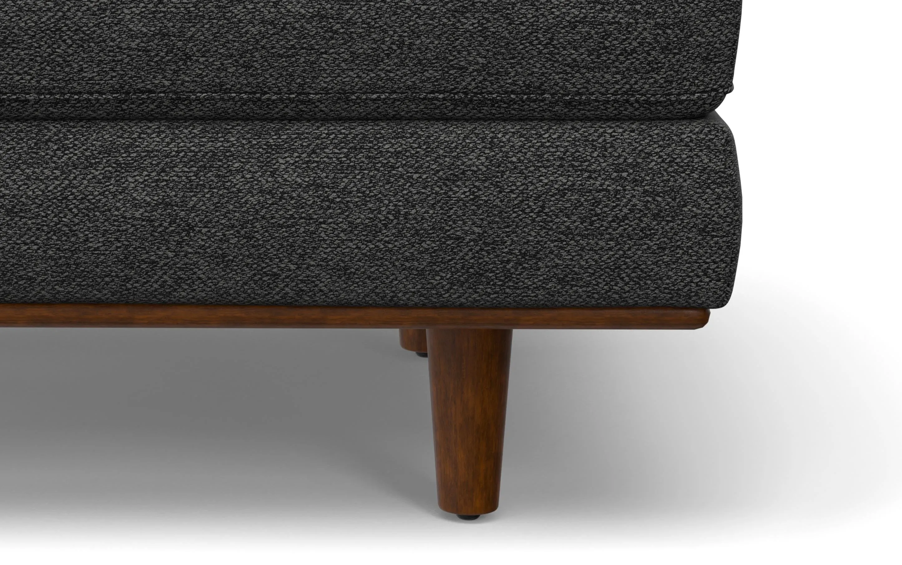 Morrison Ottoman in Woven-Blend Fabric