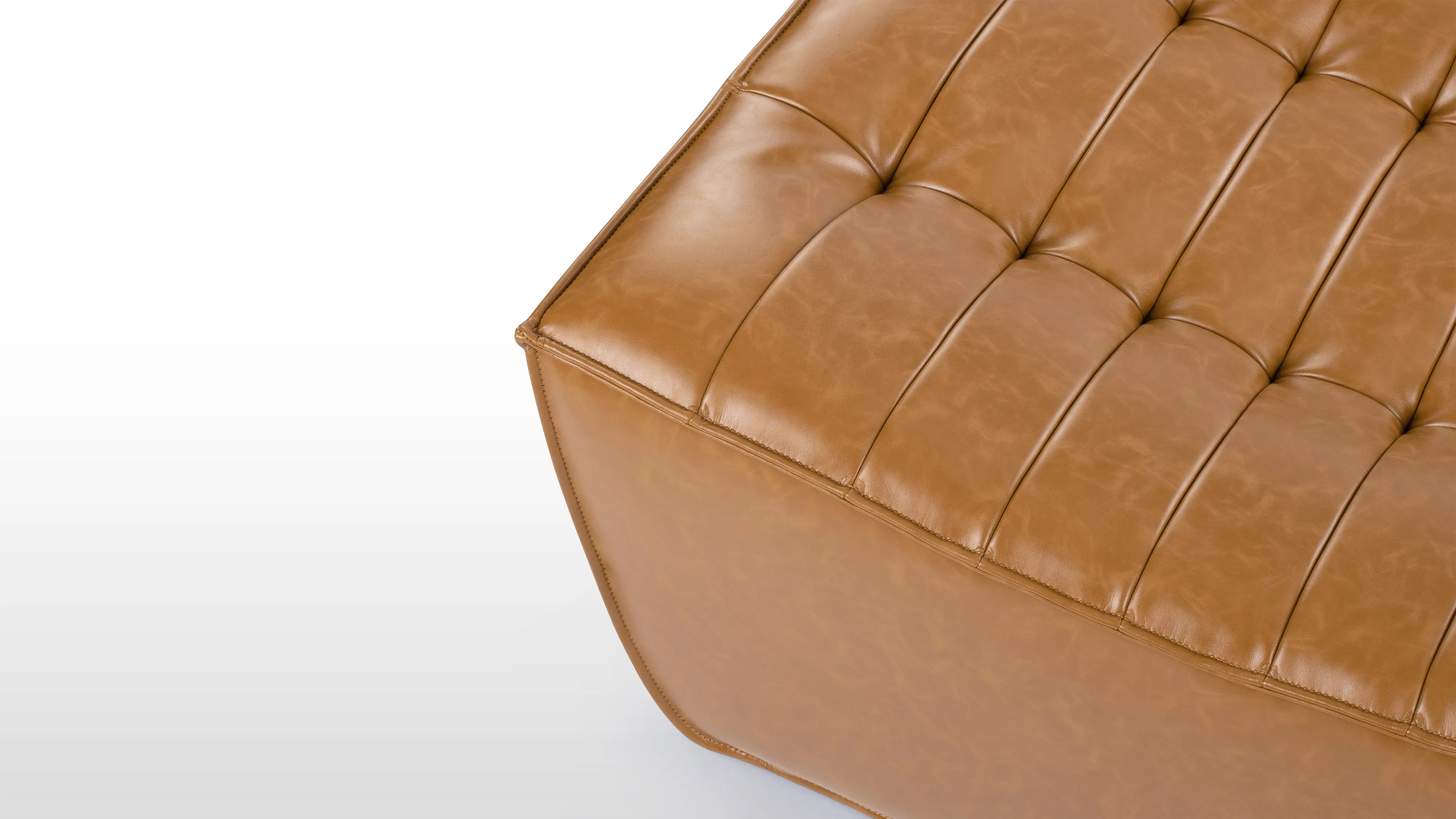 N701 - N701 Module, Ottoman, Bourbon Vegan Leather