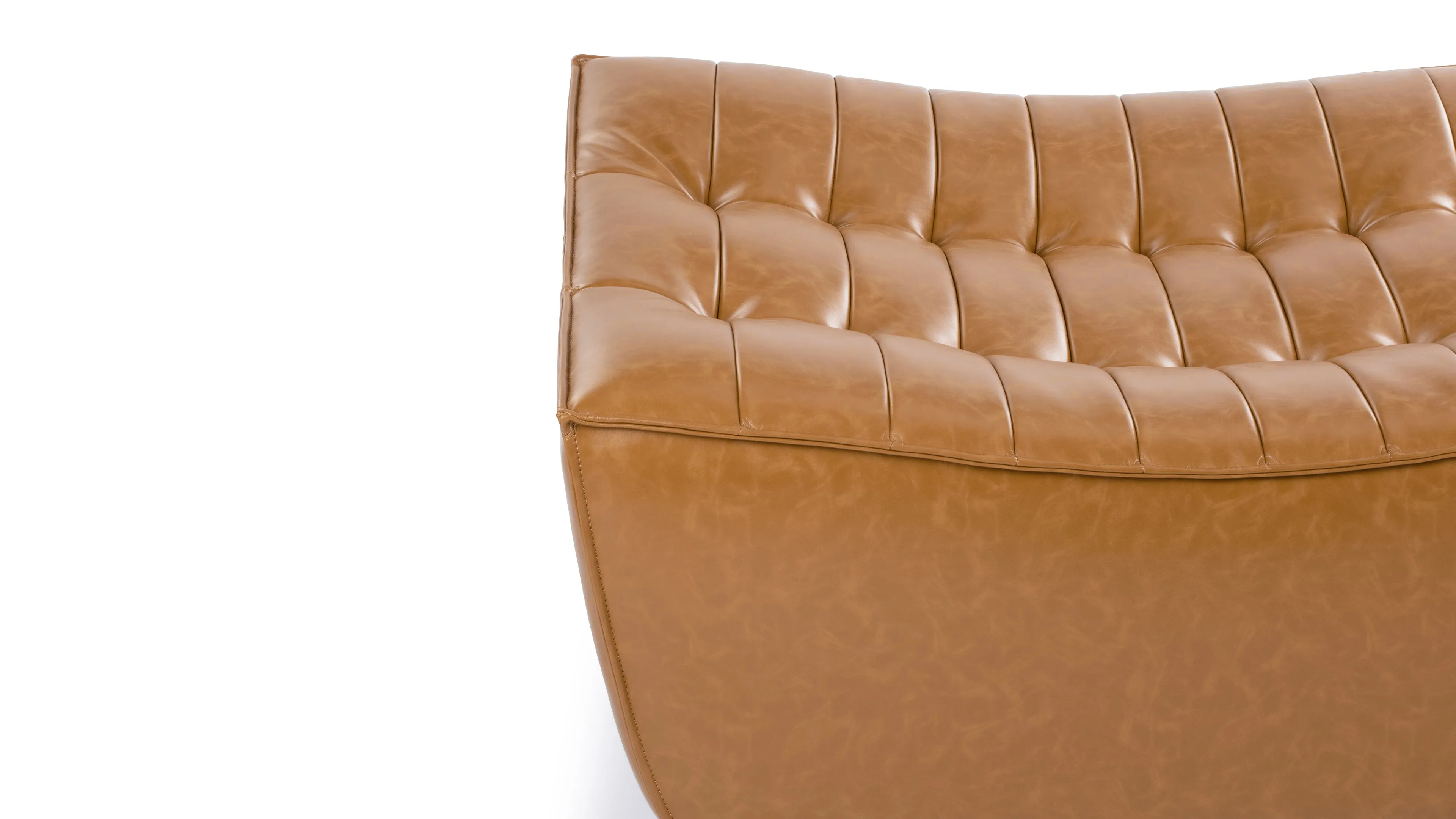 N701 - N701 Module, Ottoman, Bourbon Vegan Leather