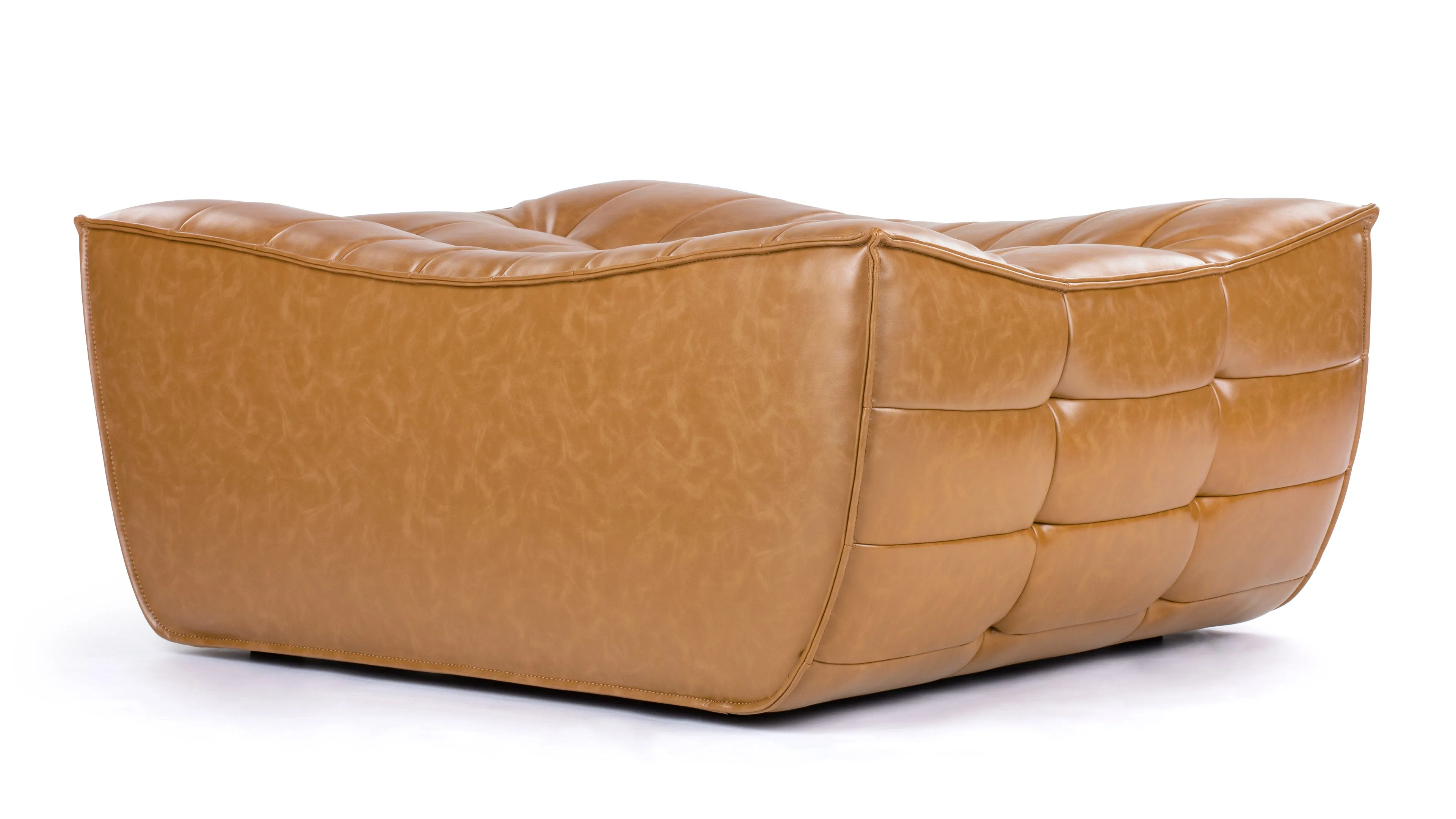 N701 - N701 Module, Ottoman, Bourbon Vegan Leather