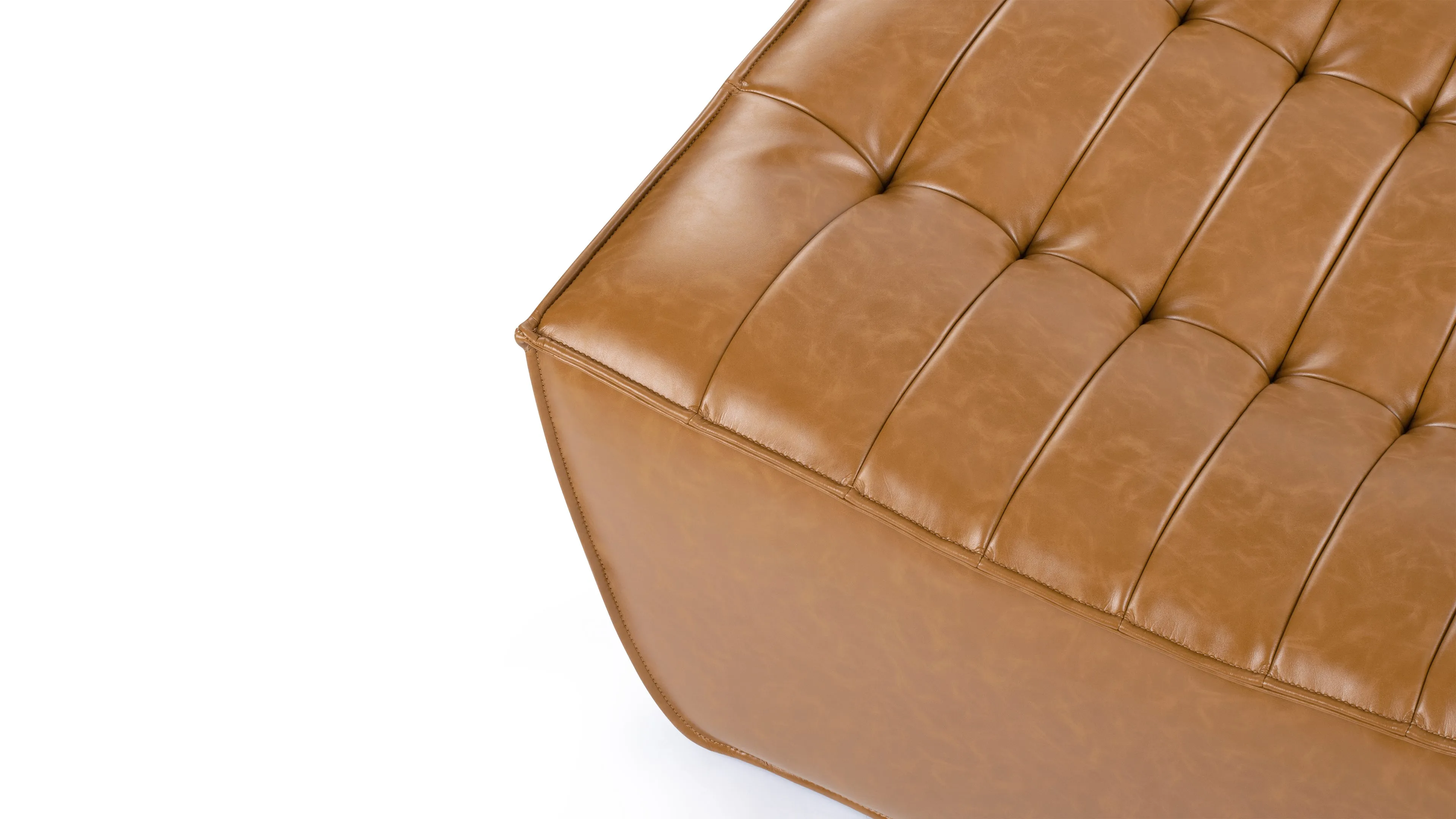 N701 - N701 Module, Ottoman, Bourbon Vegan Leather