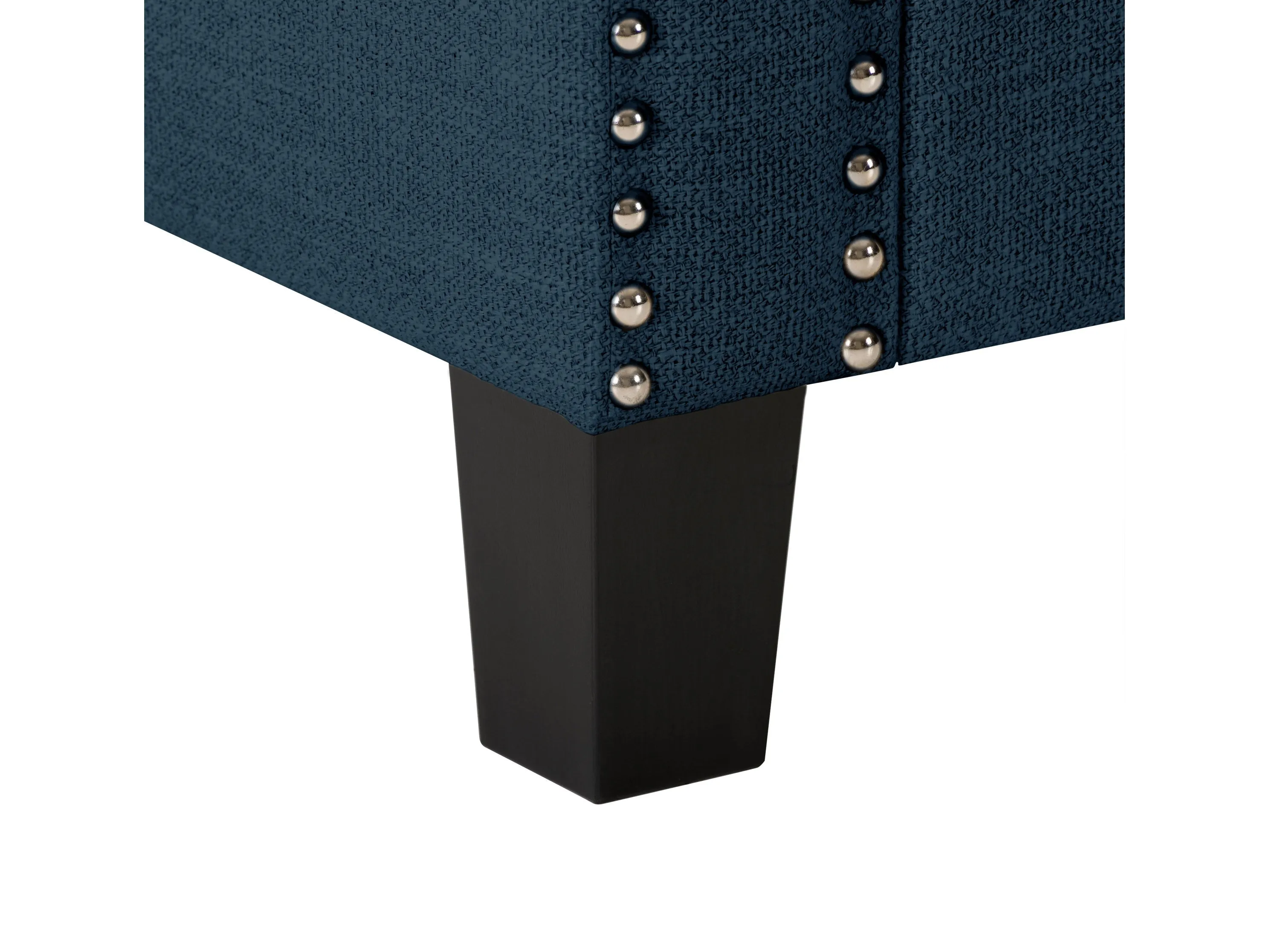 Navy Blue Storage Ottoman