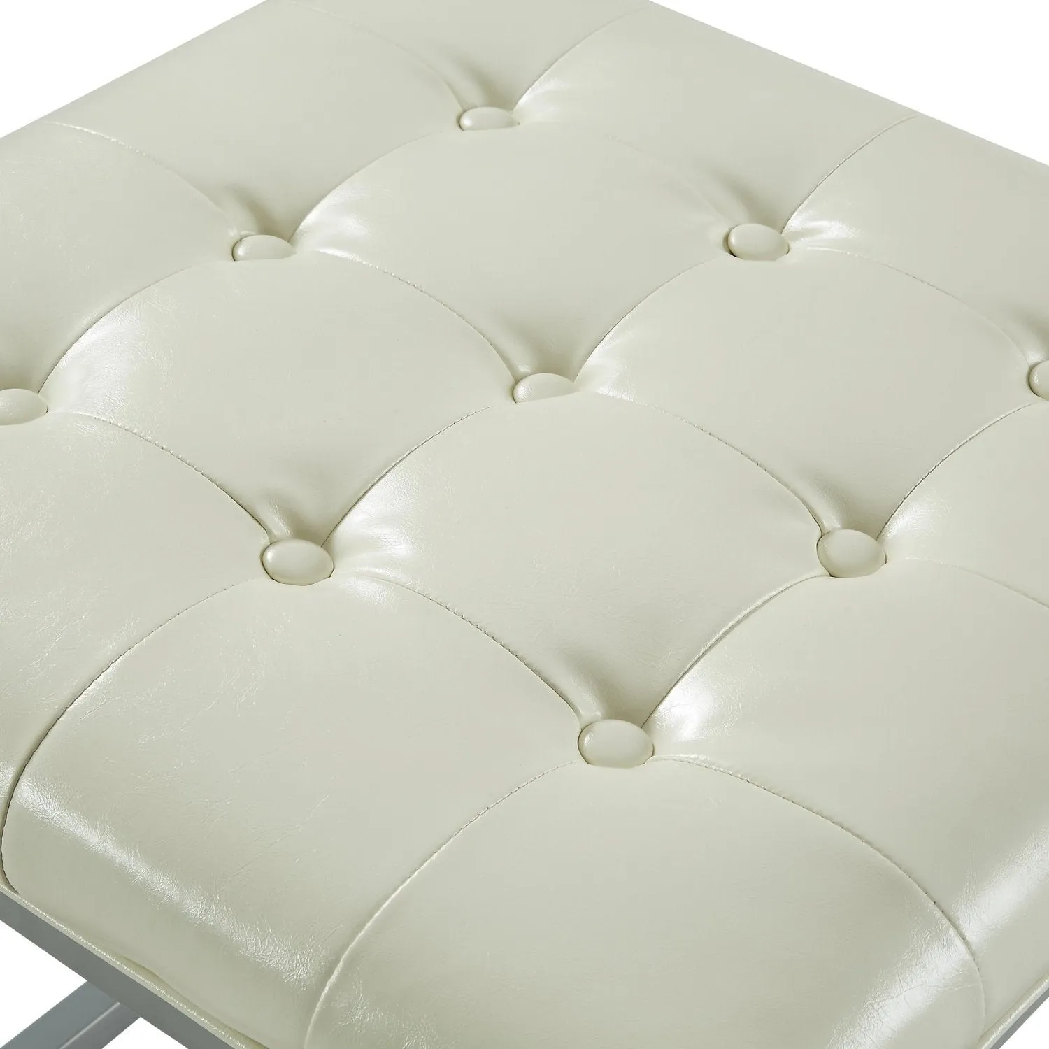 Newton PU Leather Ottoman