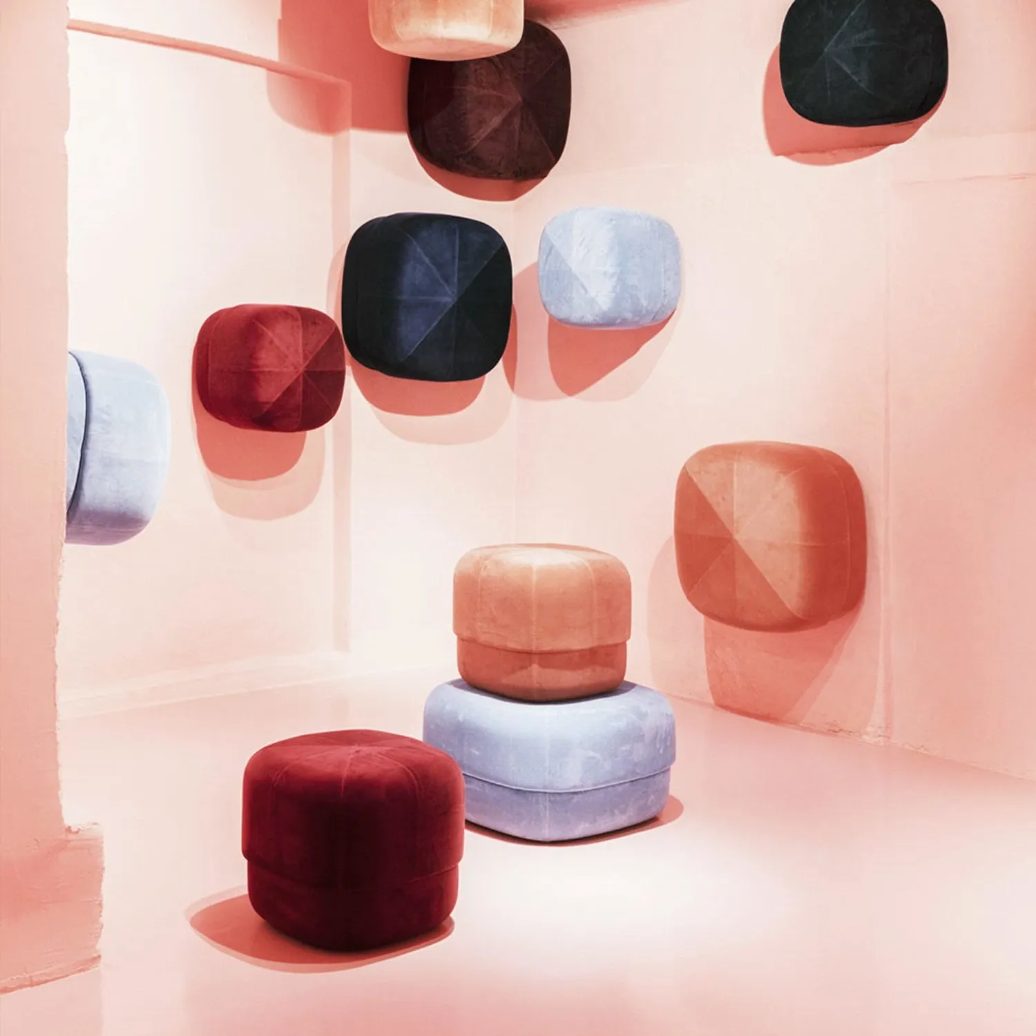 normann copenhagen | circus pouf | blush small