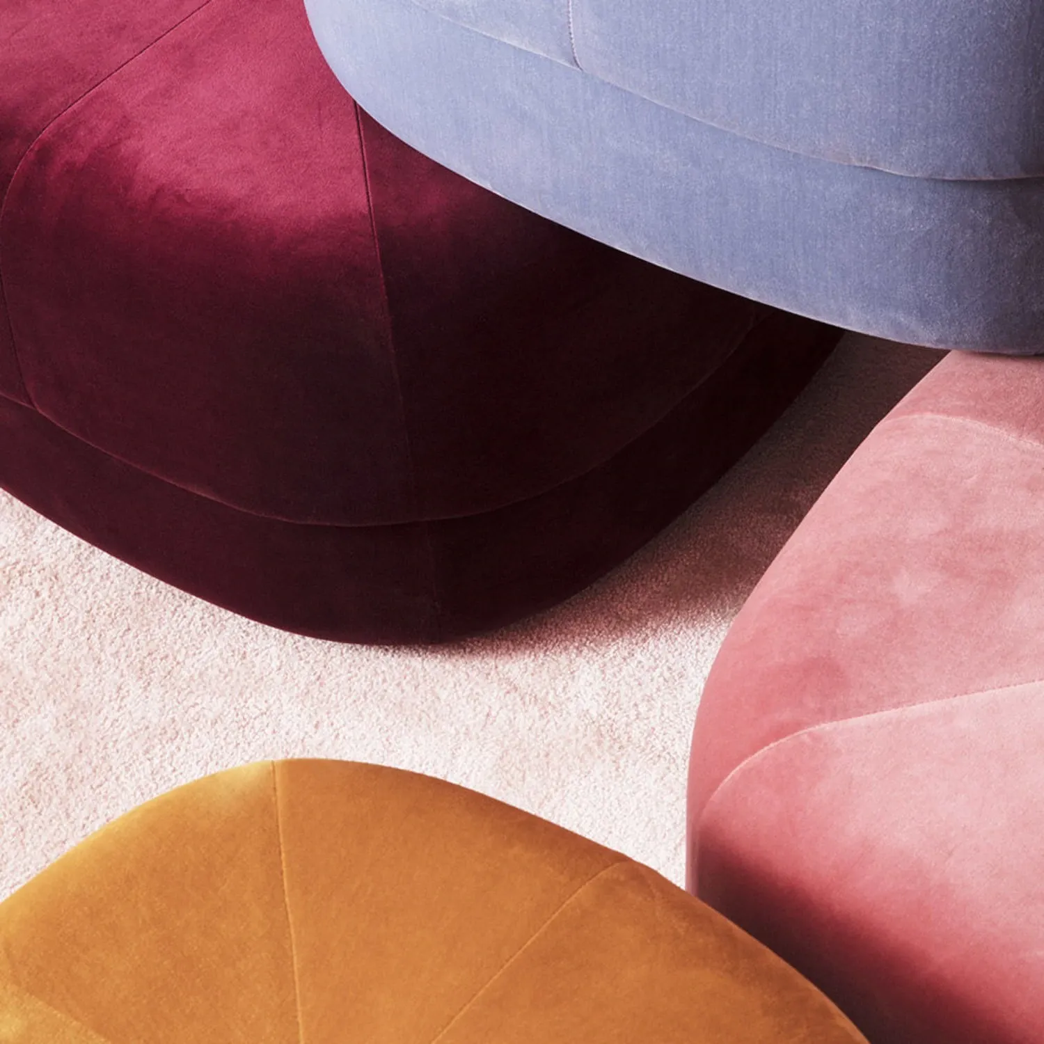 normann copenhagen | circus pouf | dark red large