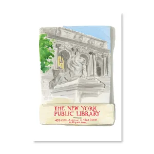 NY Public Library Matchbook