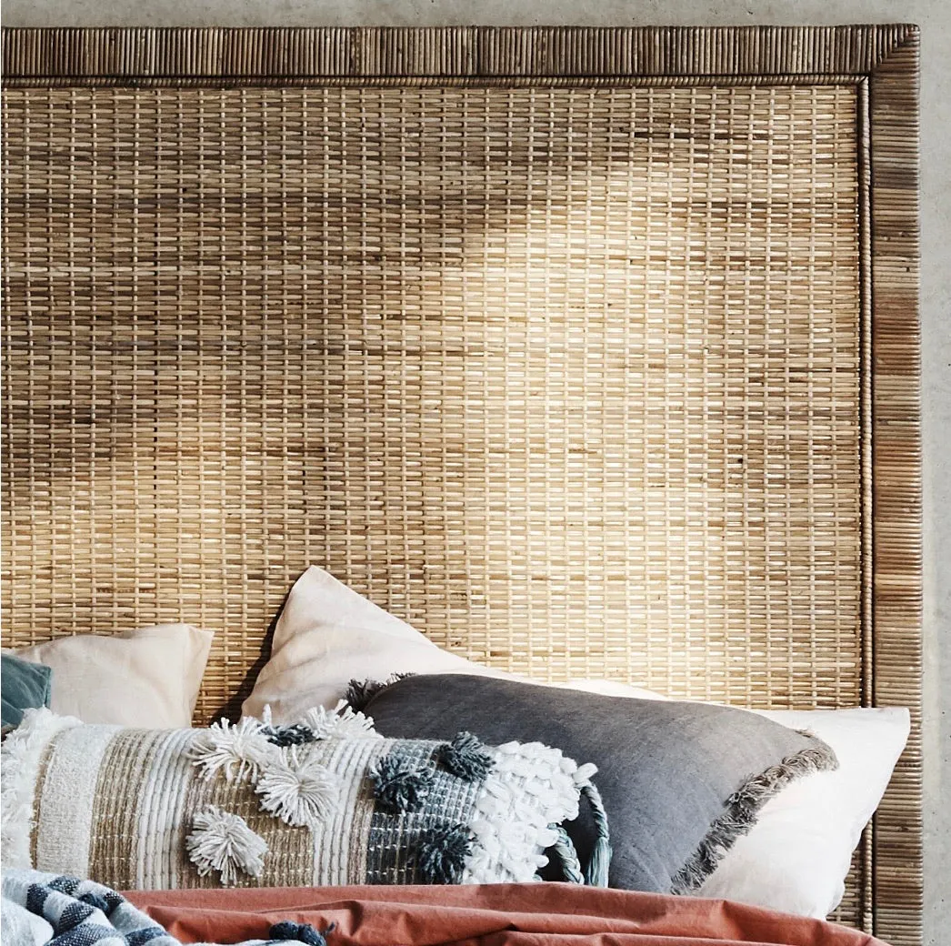 Palm Springs Rattan Bedhead King