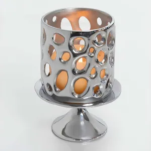 Passage Candle Holder Silver