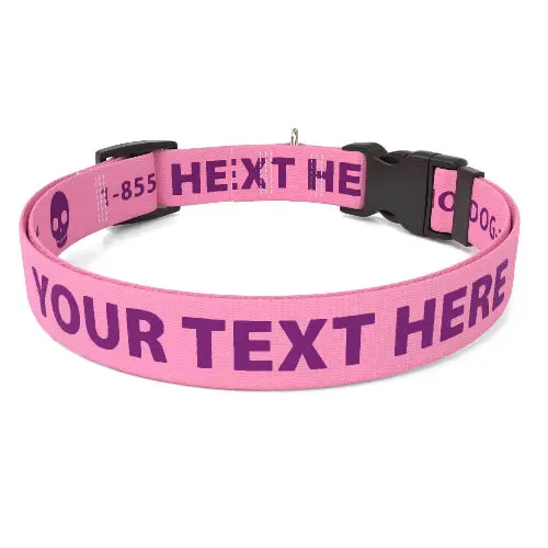 Personalized Solid Colored Collar